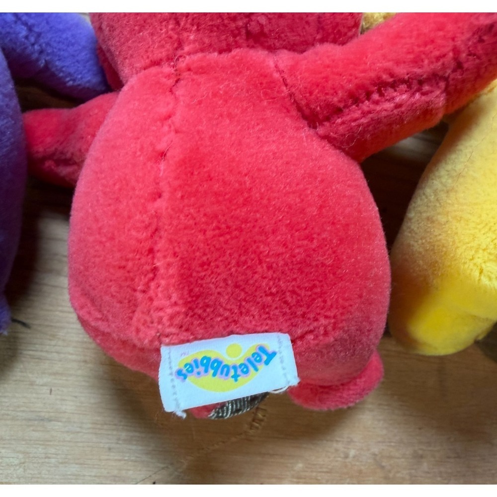 Lot of 4 Vintage Teletubbies Plush Key Chains Collectibles TV Show Keychain Ring - Picture 7 of 8